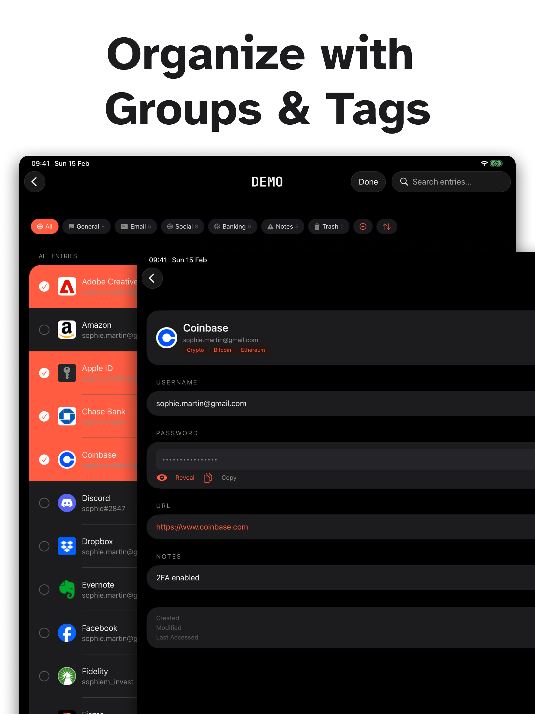 PanicVault on iPad - Screenshot 10