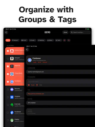 PanicVault on iPad - Screenshot 10
