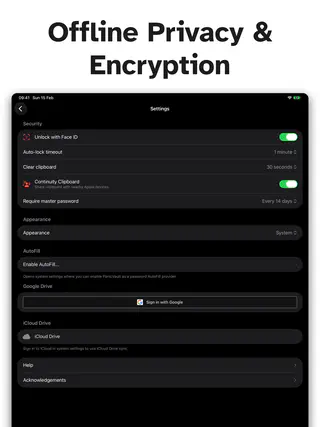PanicVault on iPad - Screenshot 9